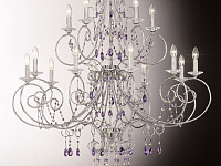 Люстра Crystal art.608/10+5_CR_violet