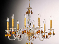 Люстра Crystal art.450/8_amber