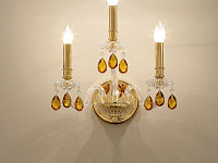 Бра Crystal art.450/A2+1_amber